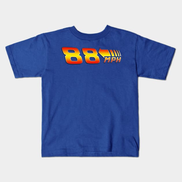 88mph Kids T-Shirt by HandymanJake